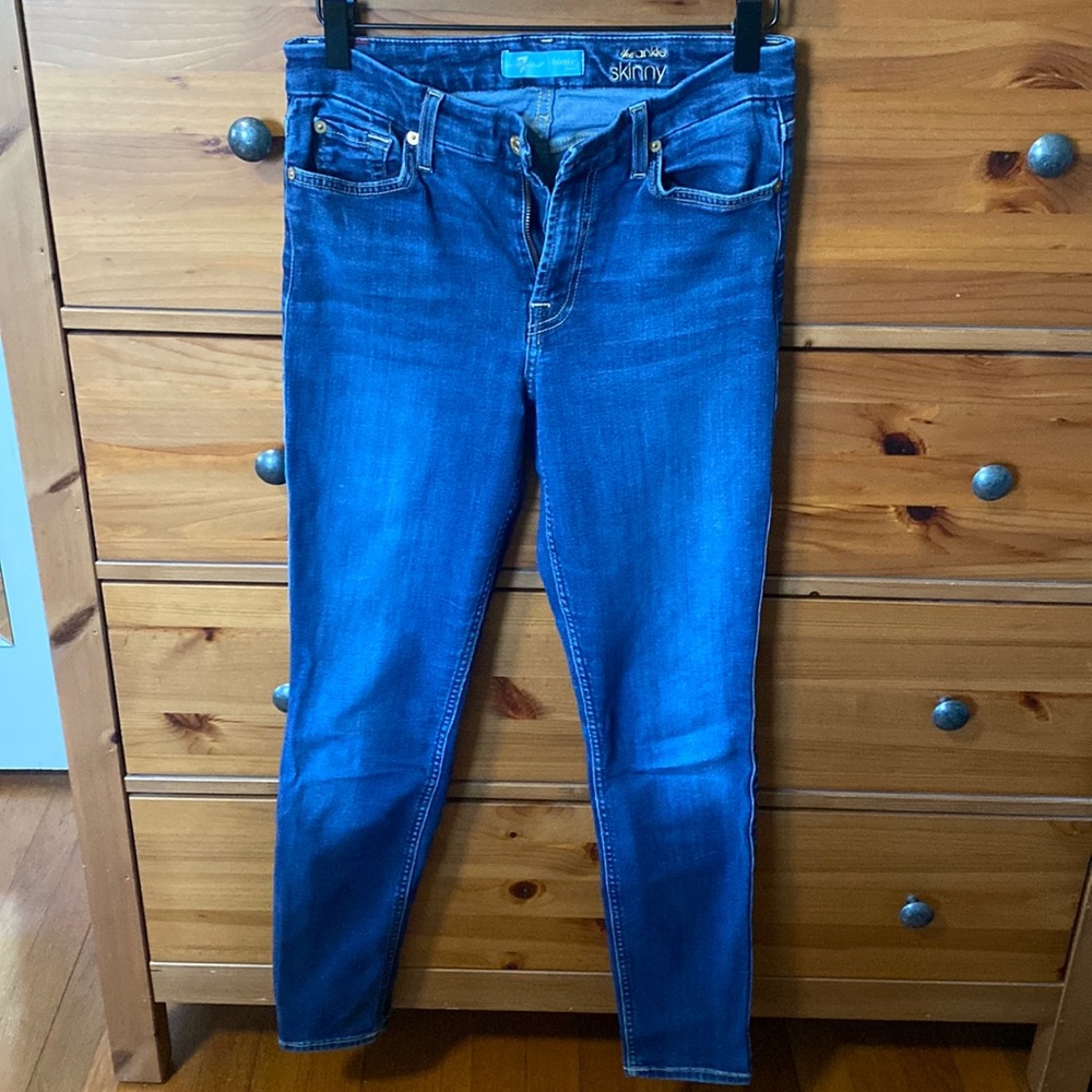 7 For all Mankind Ankle Skinny Jeans
